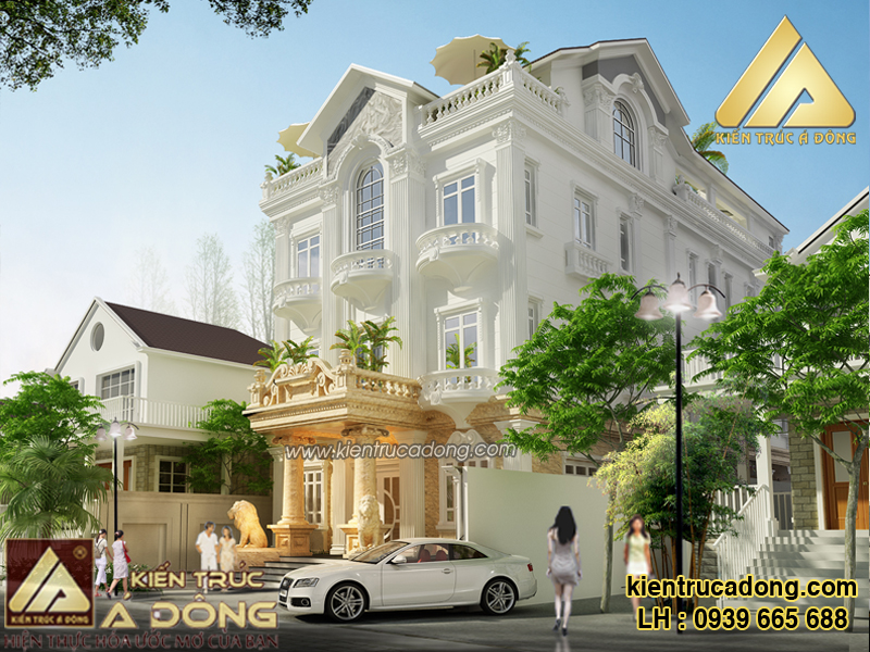 Mẫu biệt thự nghỉ dưỡng 3 tầng TP Hội An